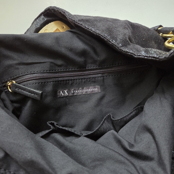 AX Armani Exchange | Expandable Shoulder and Crossbody Hobo Bag - Picture 16 of 16